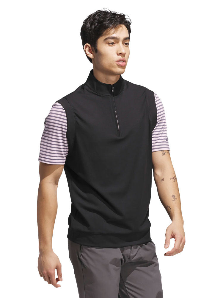 adidas Ultimate365 Classic Quarter-Zip Vest - Black