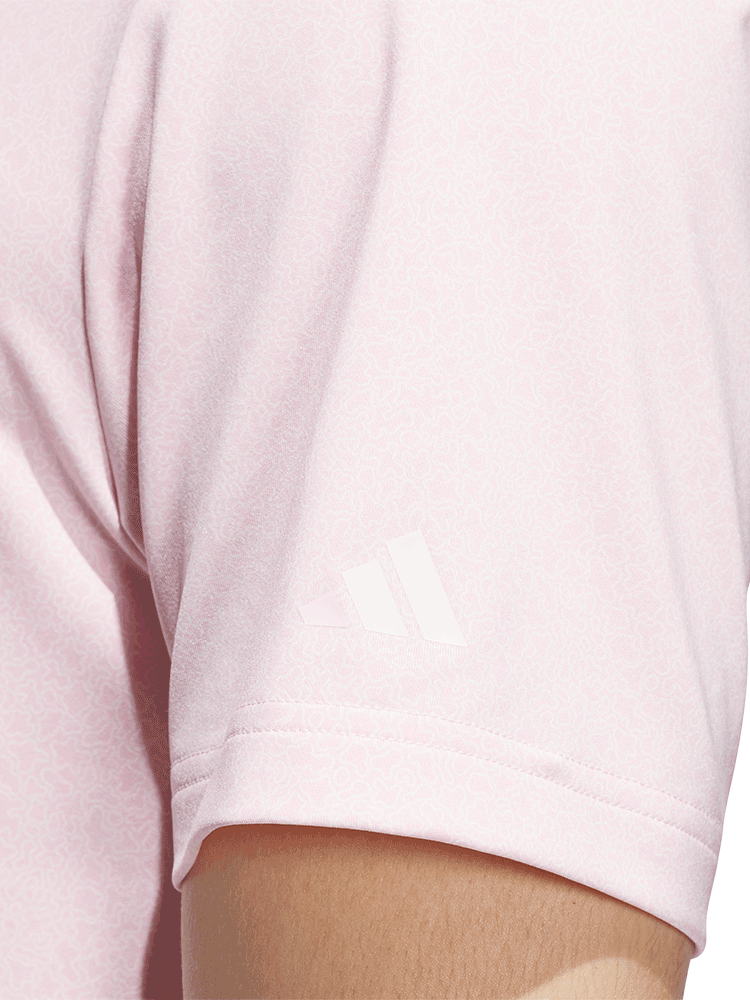adidas Ultimate365 Mini Bunker Polo Shirt - Clear Pink