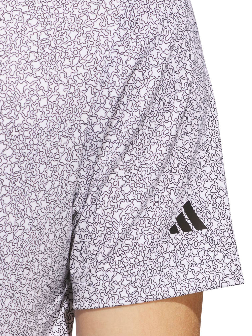 adidas Ultimate365 Mini Bunker Polo Shirt - White/Black