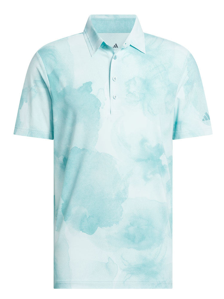 adidas Ultimate365 Printed Cool Feeling Tour Polo Shirt - Mint Tone