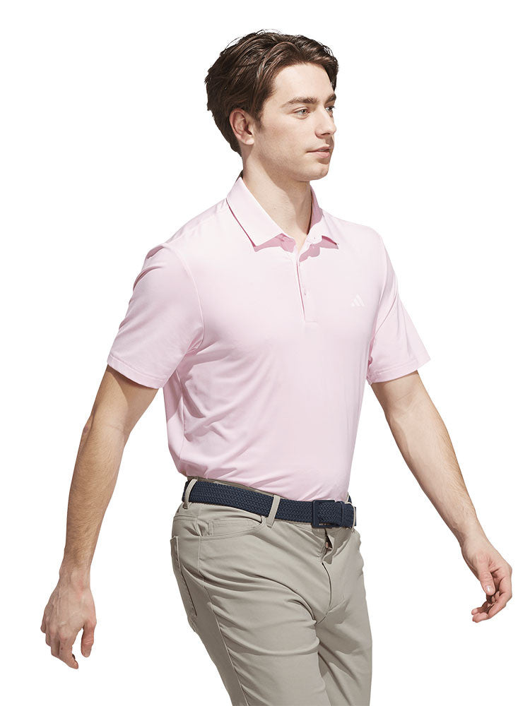 adidas Ultimate365 Solid Polo Shirt - Clear Pink