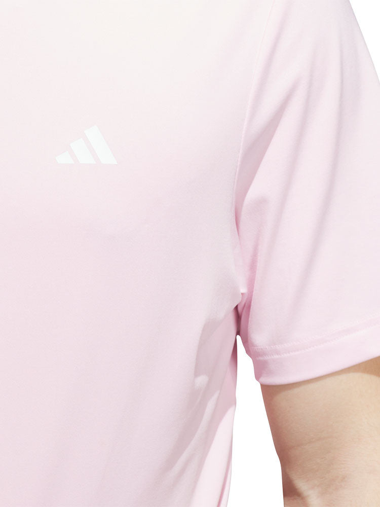 adidas Ultimate365 Solid Polo Shirt - Clear Pink