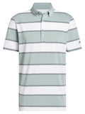 adidas Ultimate365+ Jumbo Stripe Climacool Polo Shirt - Wonder Sage/White