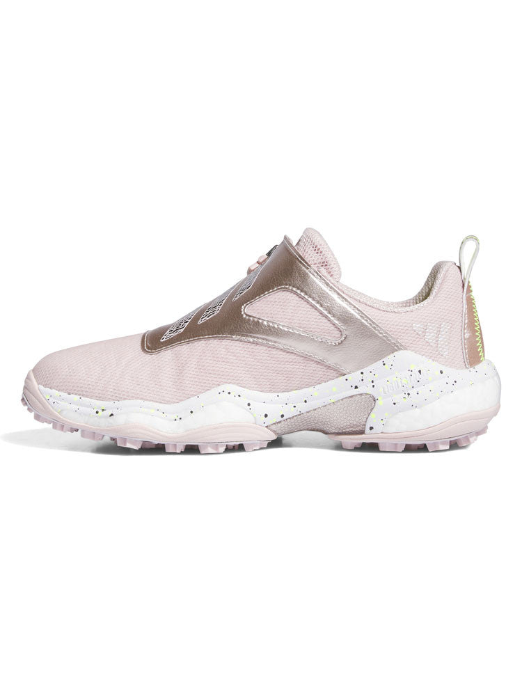 adidas Womens Codechaos BOA 25 Spikeless Golf Shoes - Sandy Pink/Core Black