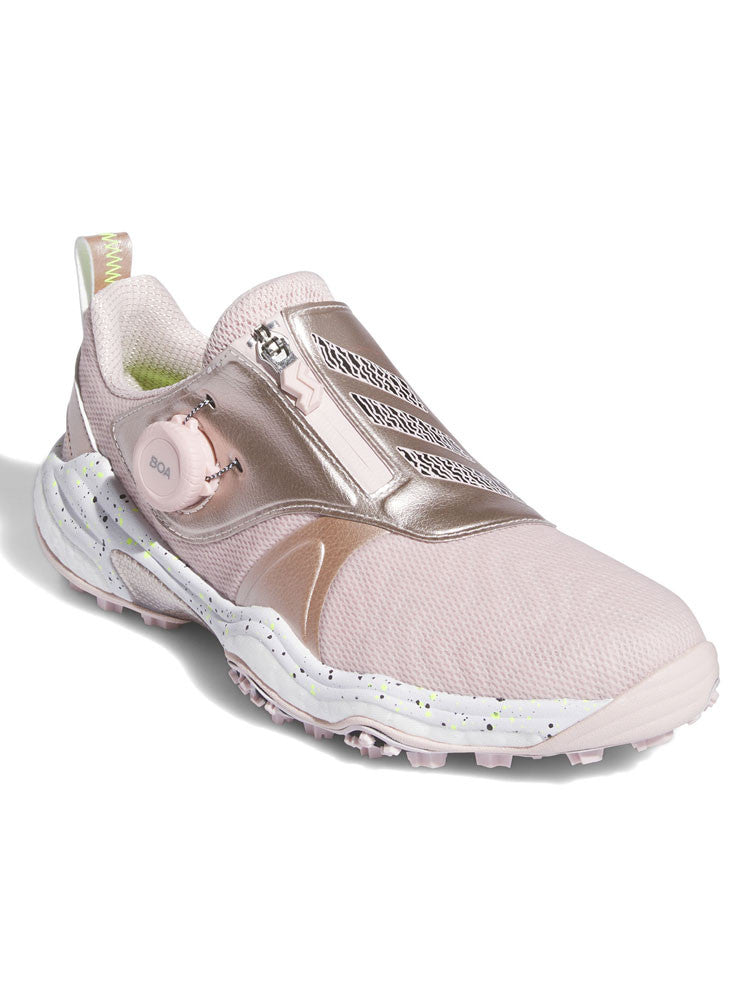 adidas Womens Codechaos BOA 25 Spikeless Golf Shoes - Sandy Pink/Core Black