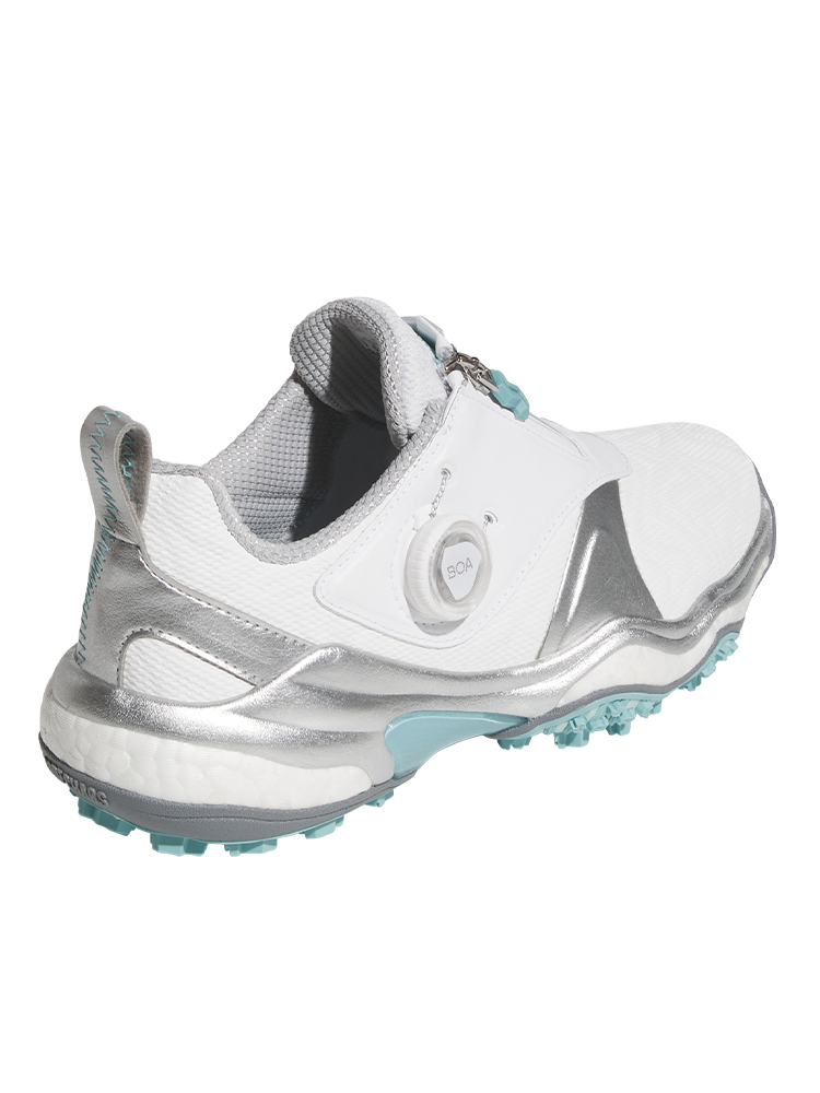 adidas Womens Codechaos BOA 25 Spikeless Golf Shoes - Ftwr White/Semi Flash