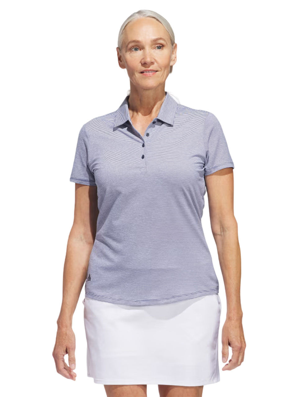 adidas Womens Ottoman Short Sleeve Polo Shirt - Collegiate Navy