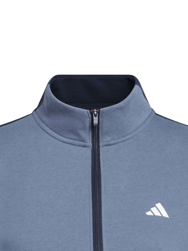 adidas Womens Performance Quarter-Zip Jacket - Collegiate Navy