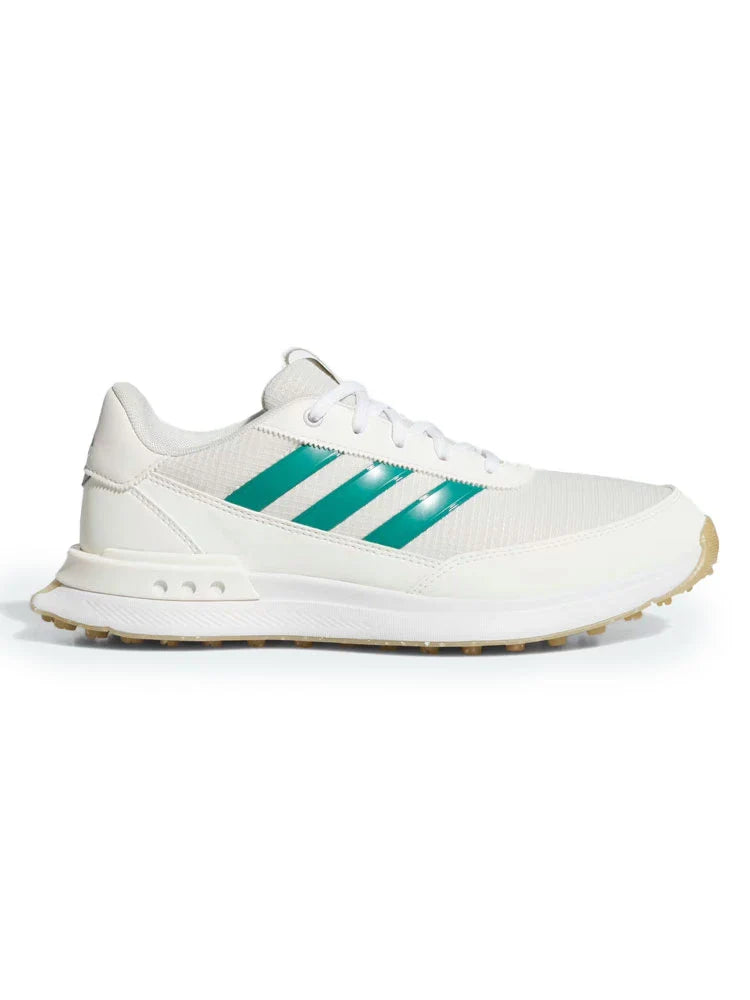 adidas Womens S2G Spikeless 24 Golf Shoes - Off White/Pure Teal/Alumina