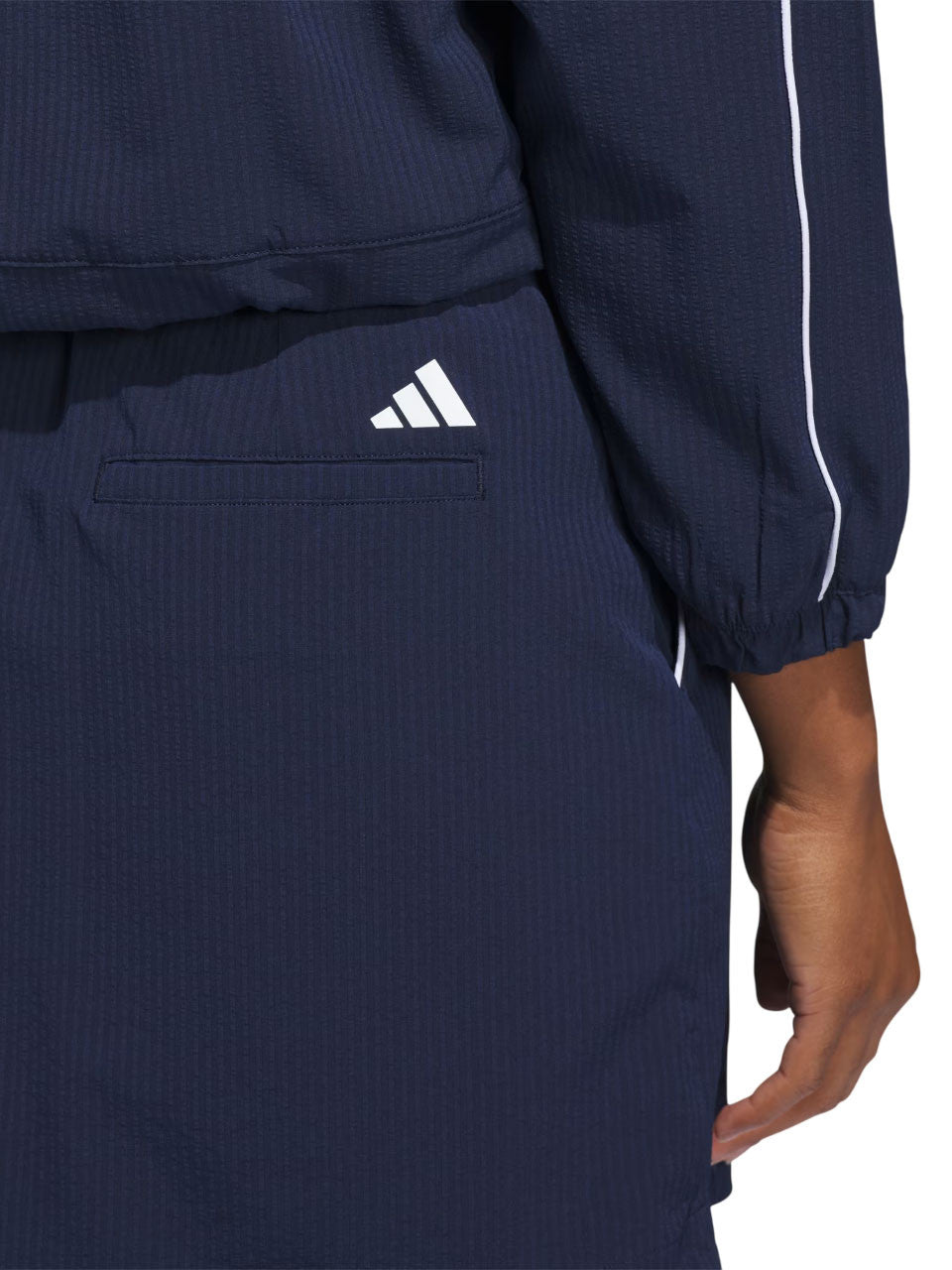 adidas Womens Ultimate365 Seersucker Skort - Collegiate Navy
