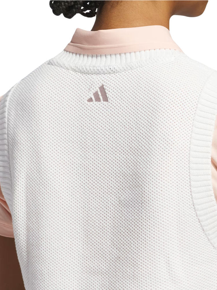adidas Womens Ultimate365 Tour Knit Vest - White