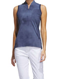 adidas Womens Ultimate365 Tour Sleeveless Polo Shirt - Collegiate Navy