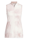 adidas Womens Ultimate365 Tour Sleeveless Polo Shirt - Wonder Taupe