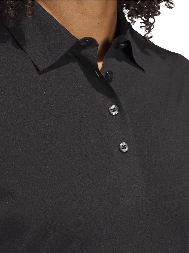 adidas Womens Ultimate365 Tour Twistknit Polo Shirt - Black