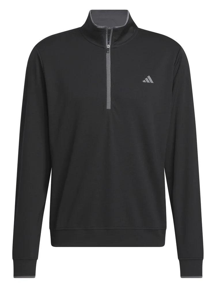 adidas Lightweight Half-Zip Pullover - Black