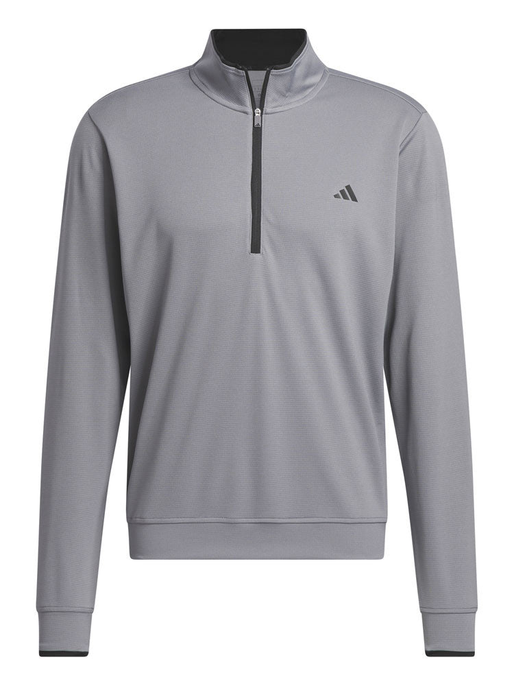 adidas Lightweight Half-Zip Pullover - Grey Three