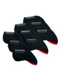 Redback Neoprene with Window Iron Covers - Black/Red