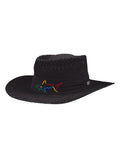 Greg Norman Signature Straw Hat - Black