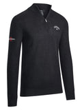 Callaway 1/4-Zip Blended Merino Sweater - Black Ink
