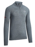 Callaway 1/4-Zip Blended Merino Sweater - Steel Heather