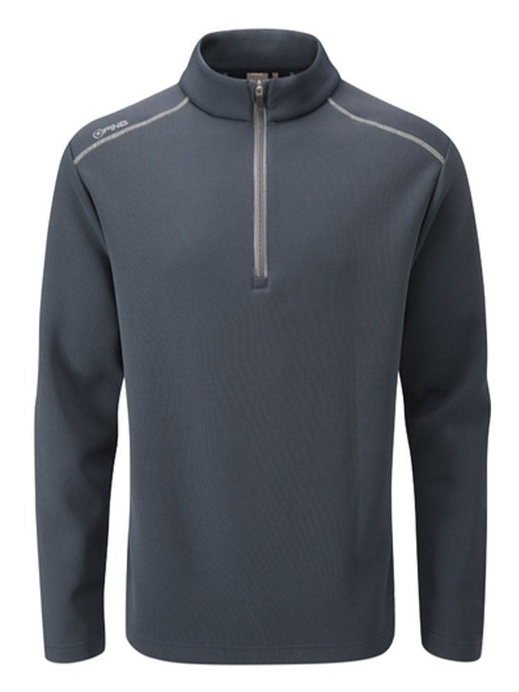 Ping Ramsey Half-Zip Ribbed Fleece - Navy