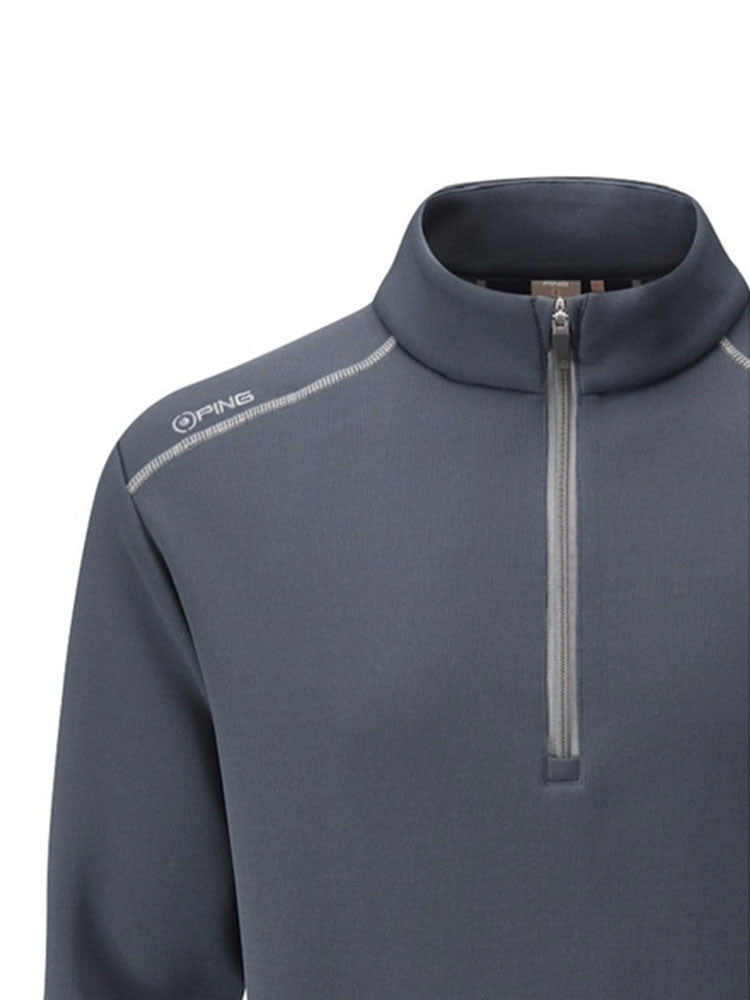 Ping Ramsey Half-Zip Ribbed Fleece - Navy