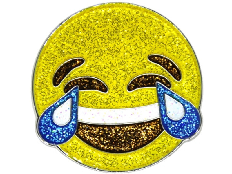 Navika Glitzy Emoji LMAO Ball Marker