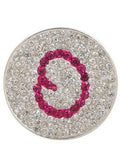 Navika Micro Pave Crystal Initial O Marker