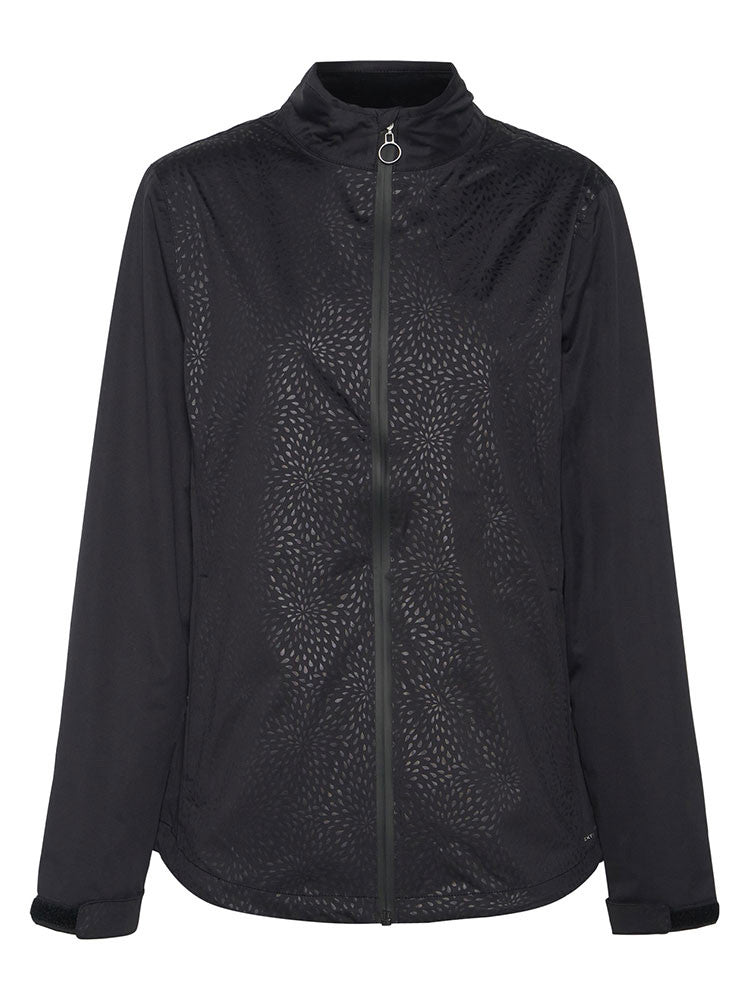 Sporte Leisure Women's Extreme-Tec Embossed Rain Jacket - Black