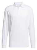 adidas Core Long Sleeve Polo Shirt - White