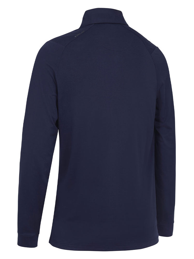 Callaway SwingTech Long Sleeve Performance Polo - Peacoat