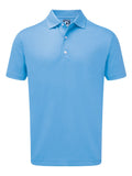 FootJoy Stretch Pique Golf Shirt - Lagoon