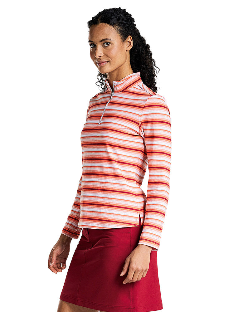 Nivo Women's Leonida Mock - Persimmon