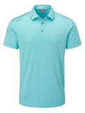 Ping Lindum Tailored Fit Polo - Sky Blue