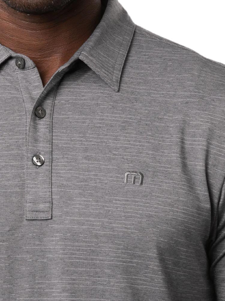 TravisMathew The Heater Polo - Sleet/Quiet Shade