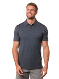 TravisMathew The Heater Polo - Vintage Indigo/Black
