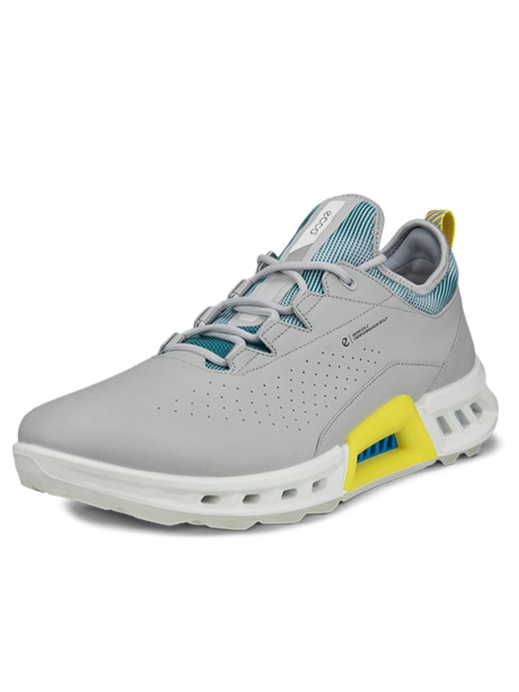 Ecco M BIOM C4 Golf Shoes - Concrete/Bay Green