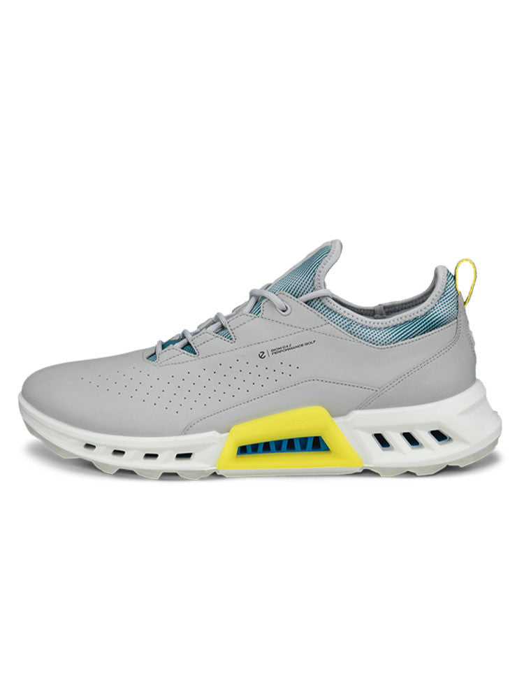 Ecco M BIOM C4 Golf Shoes - Concrete/Bay Green