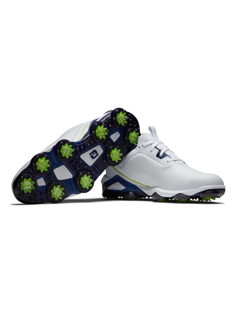FootJoy Tour Alpha Golf Shoes - White/Navy/Lime