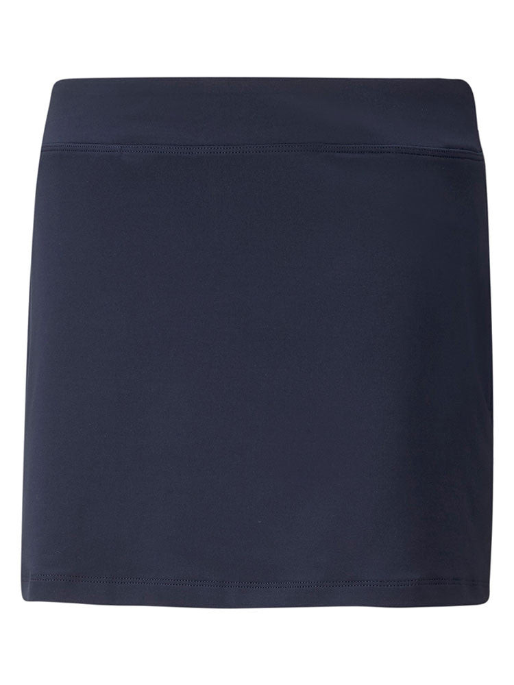 Puma JR Girls Knit Golf Skort - Navy Blazer