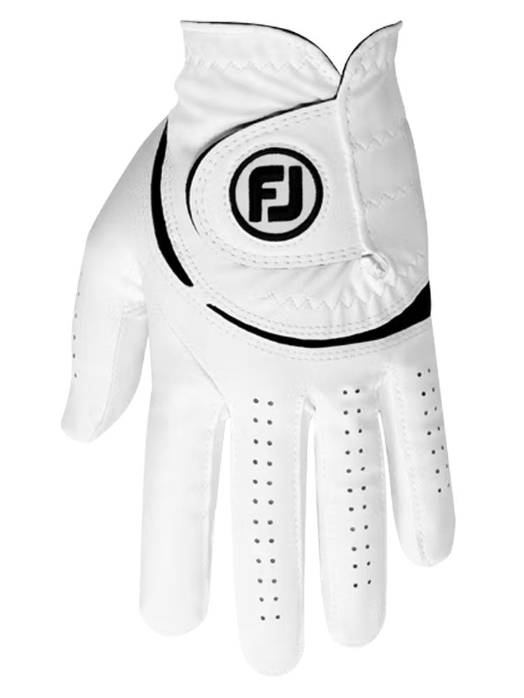 FootJoy Weathersof 24 Golf Glove - White