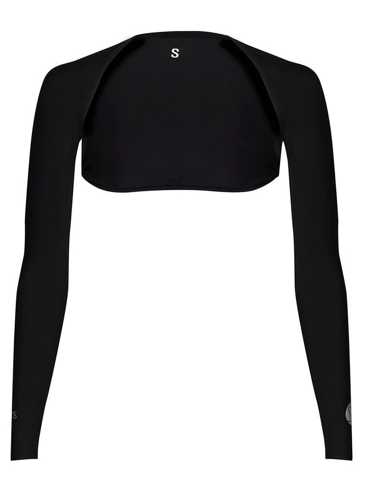 SParms Sun Protection Shoulder Wrap (Shawl) - Black