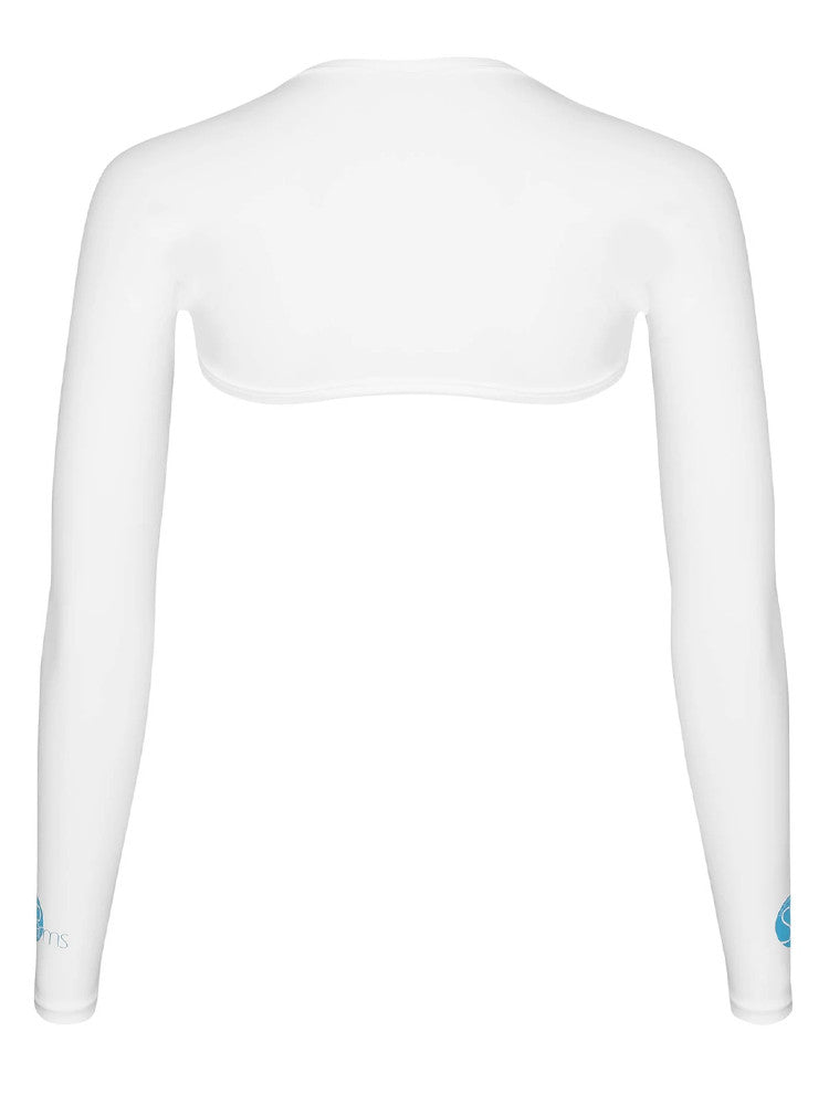 SParms Sun Protection Shoulder Wrap (Shawl) - White
