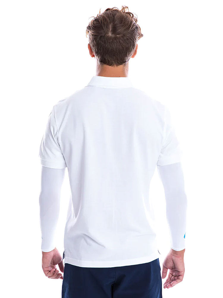 SParms Sun Protection Arm Sleeves - White