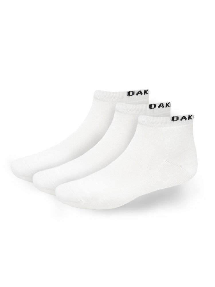 Oakley Short Solid 3 Pairs Of Socks - White