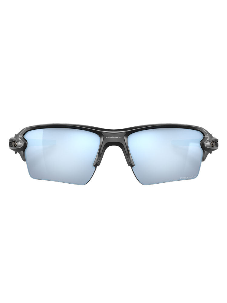Oakley Flak 2.0 XL Sunglasses - Matte Black w/ Prizm Deep Water Polarised