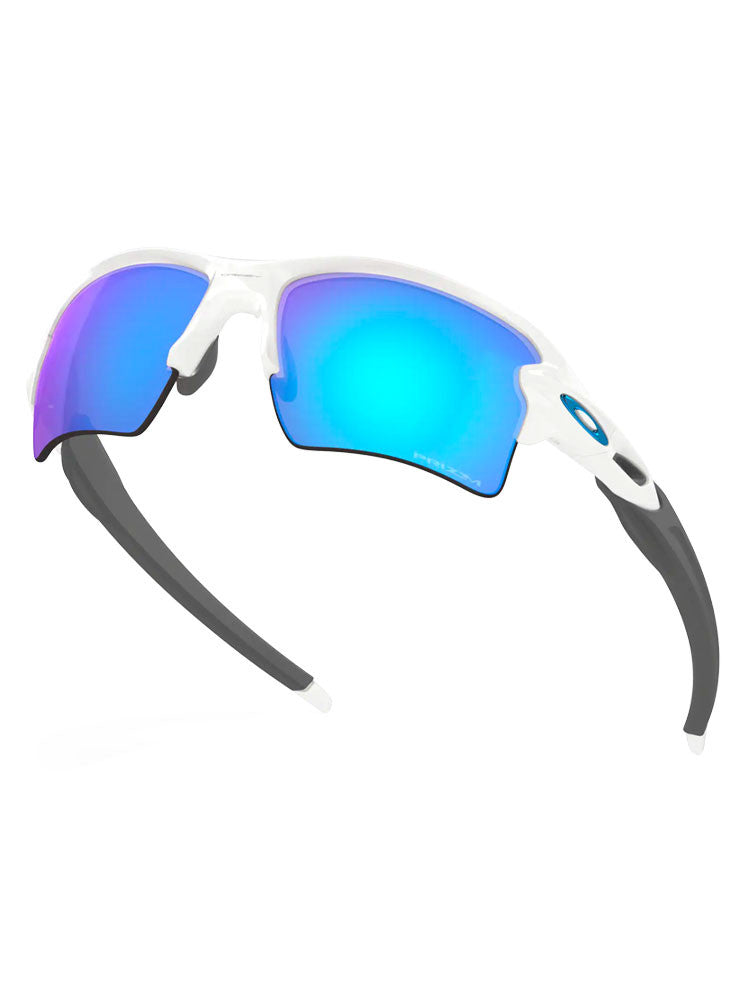 Oakley Flak 2.0 XL Sunglasses - Polished White w/ Prizm Sapphire