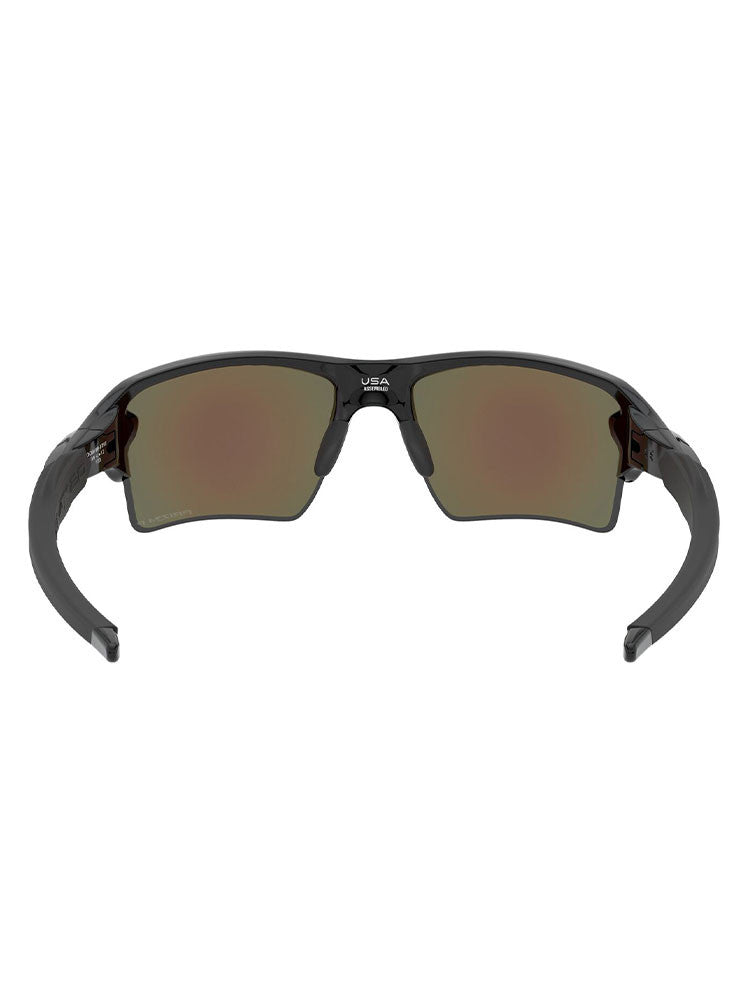Oakley Flak 2.0 XL Sunglasses - Polished Black w/ Prizm Sapphire Polarised
