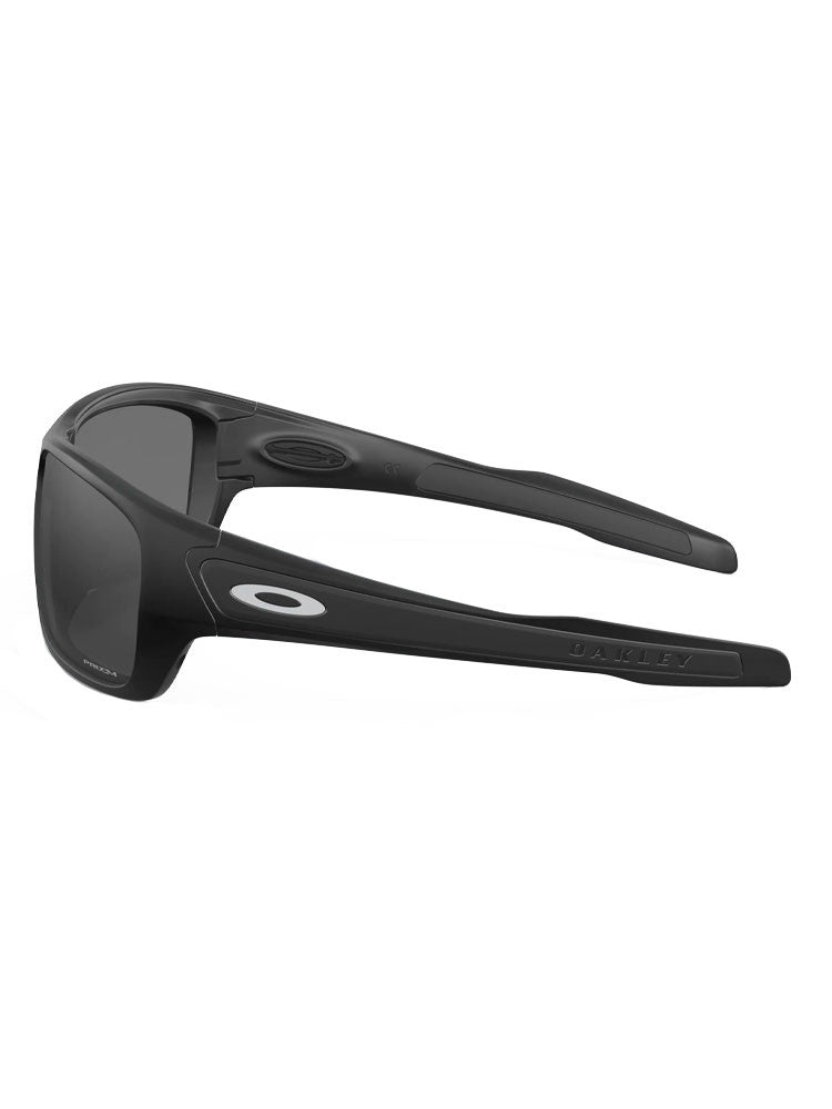 Oakley Turbine Sunglasses - Polished Black w/ Prizm Black Polarised