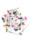 TourTee Large and Mini Combo 36 Pack with Case - White